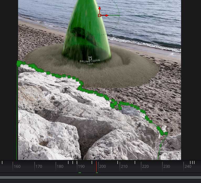 Sand Simulation Particles